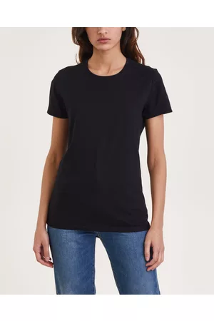 Moncler Kvinder Kortærmede - T-shirt Girocollo Svart XS