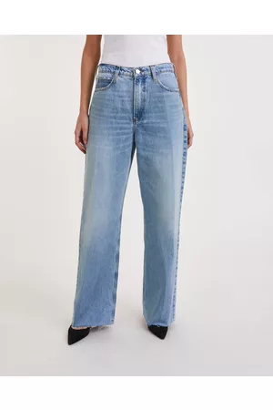 Frame Kvinder High waist - Jeans Le High N Tight Wide Leg Blå 25
