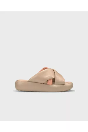INUIKII Kvinder Tøffler - Bubble Strap Beige EUR 36