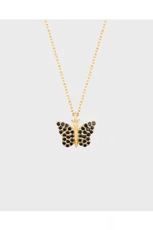 cbyc Kvinder Halskæder - Necklace Butterfly Guld/svart ONESIZE