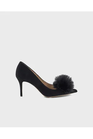Custommade Pumps Aljo Suede Plush Svart EUR 39