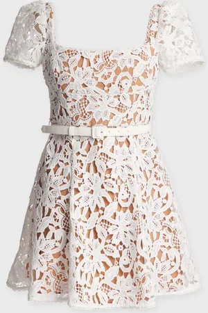 Self-Portrait Dress Floral Lace Mini UK 10 (EUR 38)