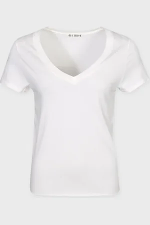 ÉTERNE Top V-Neck T-Shirt XS