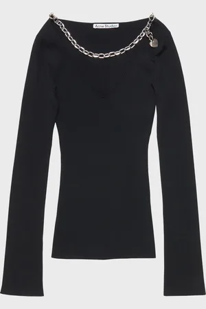 Acne Studios Top Knit Silver Charm XS