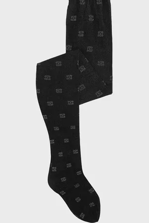 Ganni Tights Butterfly Lace Glitter S