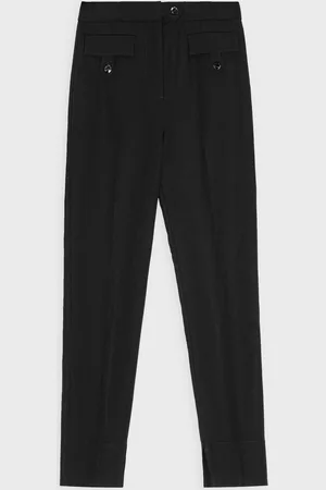 Ganni Trousers Light Twill Suiting 34