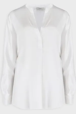 Vince Blouse Band Collar L