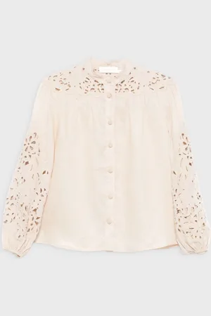 ZIMMERMANN Blouse Wylie Embroidered 0 (XS-S)