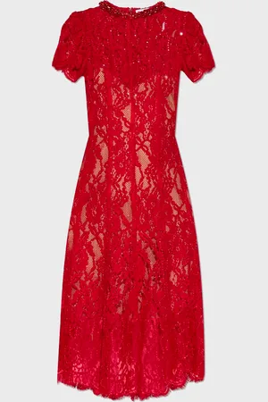 Self-Portrait Dress Sequin Lace Midi UK 8 (EUR 36)