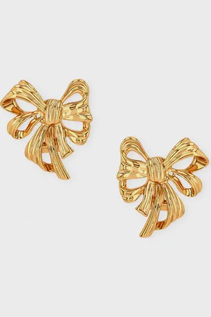 ANINE BING Earrings Bow ONESIZE