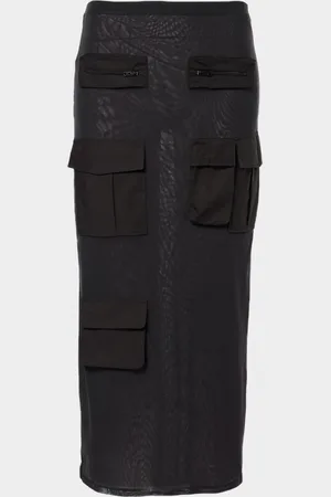 Acne Studios Skirt Cargo Mesh Midi S