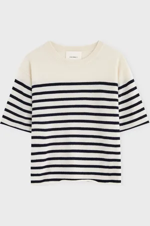 Lisa Yang T-Shirt Cila Stripe Cashmere 0 (XS-S)