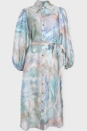 ZIMMERMANN Dress Illuminate Midi Tunic 0 (XS-S)
