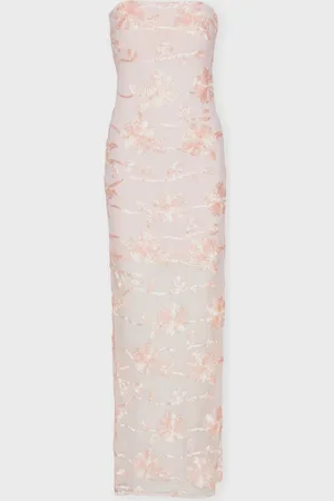 ROTATE Dress Flower Mesh Tube 34