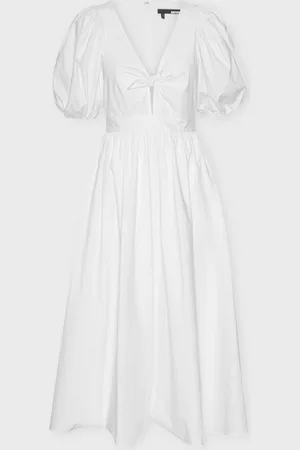 ROTATE Dress Puff Sleeve Midi 34
