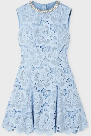 Self-Portrait Dress Flower Lace Mini UK 6 (EUR 34)