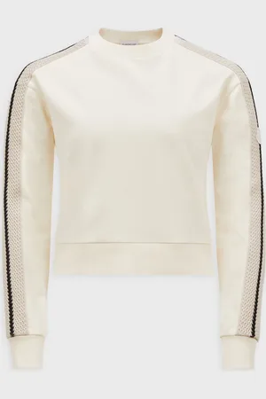 Moncler Sweatshirt Crochet Accent Cotton S