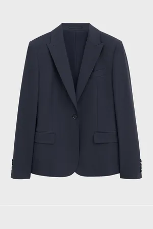 Filippa K Blazer Sasha Cool Wool Mörkblå 32