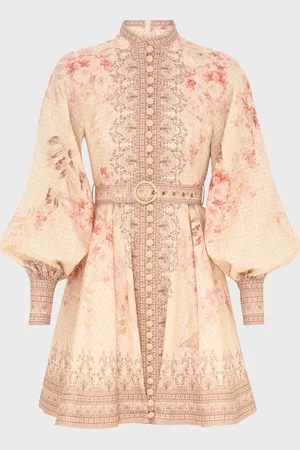 ZIMMERMANN Dress Illuminate Buttoned Mini 1 (S-M)