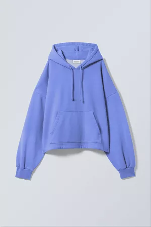 Weekday blå online hoodie