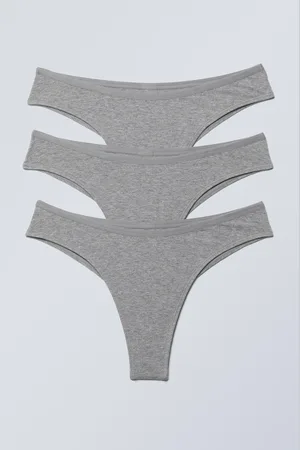 Weekday 3-pack Inez Brazilian Cotton Briefs