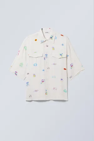 Weekday Graphic Oversized Short Sleeve Shirt