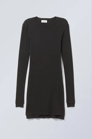 Weekday Nicole Sheer Mini Dress
