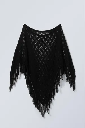 Weekday Knitted Wool Blend Poncho