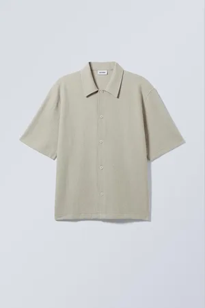 Weekday Loose Structured Short Sleeve Shirt