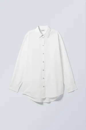 Weekday Buttoned Poplin Wrap Shirt