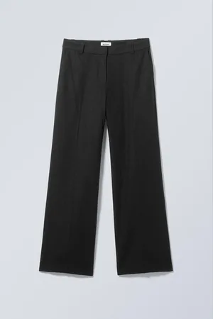 Weekday Mid Linen Blend Suit Trousers