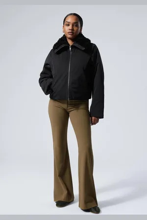 Weekday Short Fur Collar Jacket