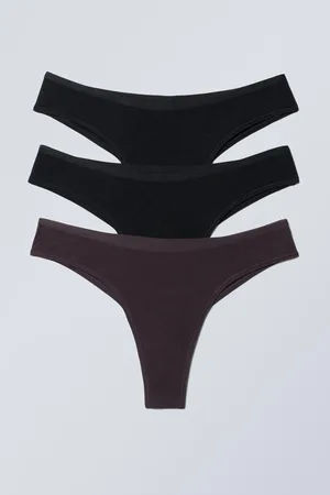 Weekday 3-pack Inez Brazilian Cotton Briefs