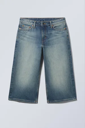 Weekday Ample Low Loose Denim Shorts