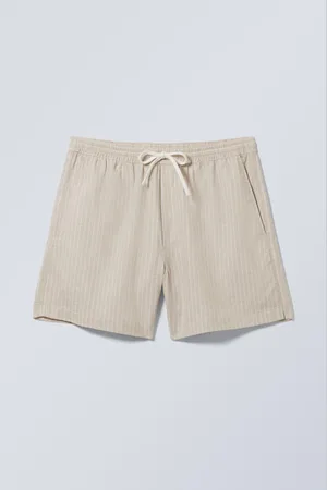 Weekday Striped Linen Blend Shorts