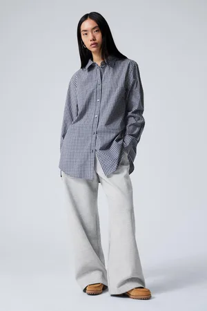 Weekday Long-Sleeved Poplin Cotton Shirt