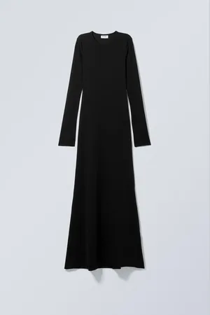 Weekday Long Sleeve Maxi Dress