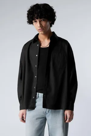 Weekday Oversized Cotton Viscose Shirt