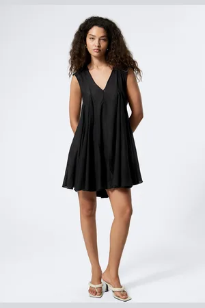 Weekday Flowy V-Neck Mini Dress