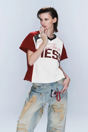 Cheap Monday CM x LB Short-Sleeved Unisex Football T-shirt
