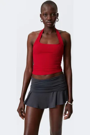 Weekday Square Neck Halter Top