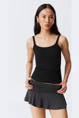 Weekday Close Fitted Ribbed Singlet