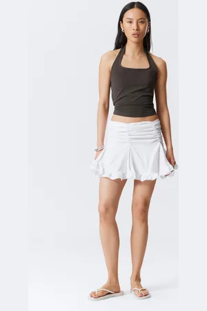 Weekday Gathered Mini Skirt