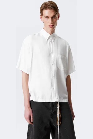 Weekday Oversized Draped Boxy Short-Sleeved Shirt
