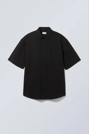 Weekday Loose Short Sleeve Denim Shirt