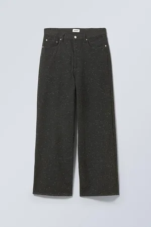 Weekday Astro Loose Baggy Neps Suit Trousers