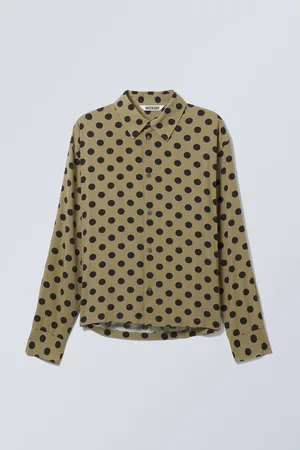 Weekday Oversized Boxy Long Sleeve Shirt