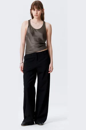 Weekday Low-Waisted Loose Fit Suit Trousers