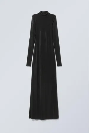 Weekday Long-Sleeved Turtleneck Maxi Dress