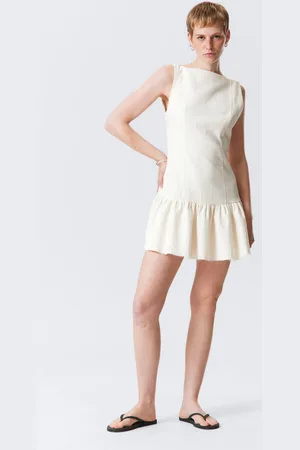 Weekday Sleeveless Twill Mini Dress